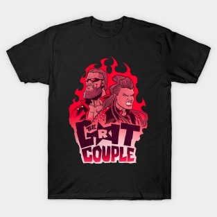 Edge & Beth Phoenix Grit Couple T-Shirt